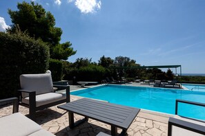 Pool - Villa Giorgisa Apartment 1 Pool Sea View, Ugento, Italy (Ugento)