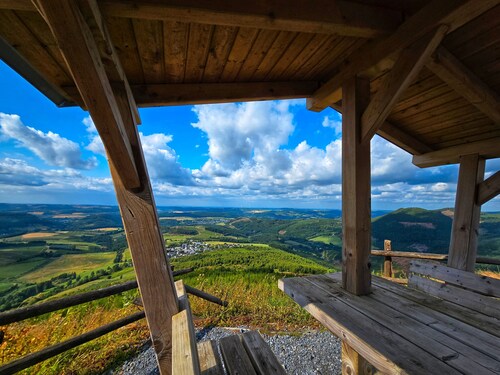 Appartement Talblick avec balcon, cheminée, Wi-Fi, superbe vue et jardin commun