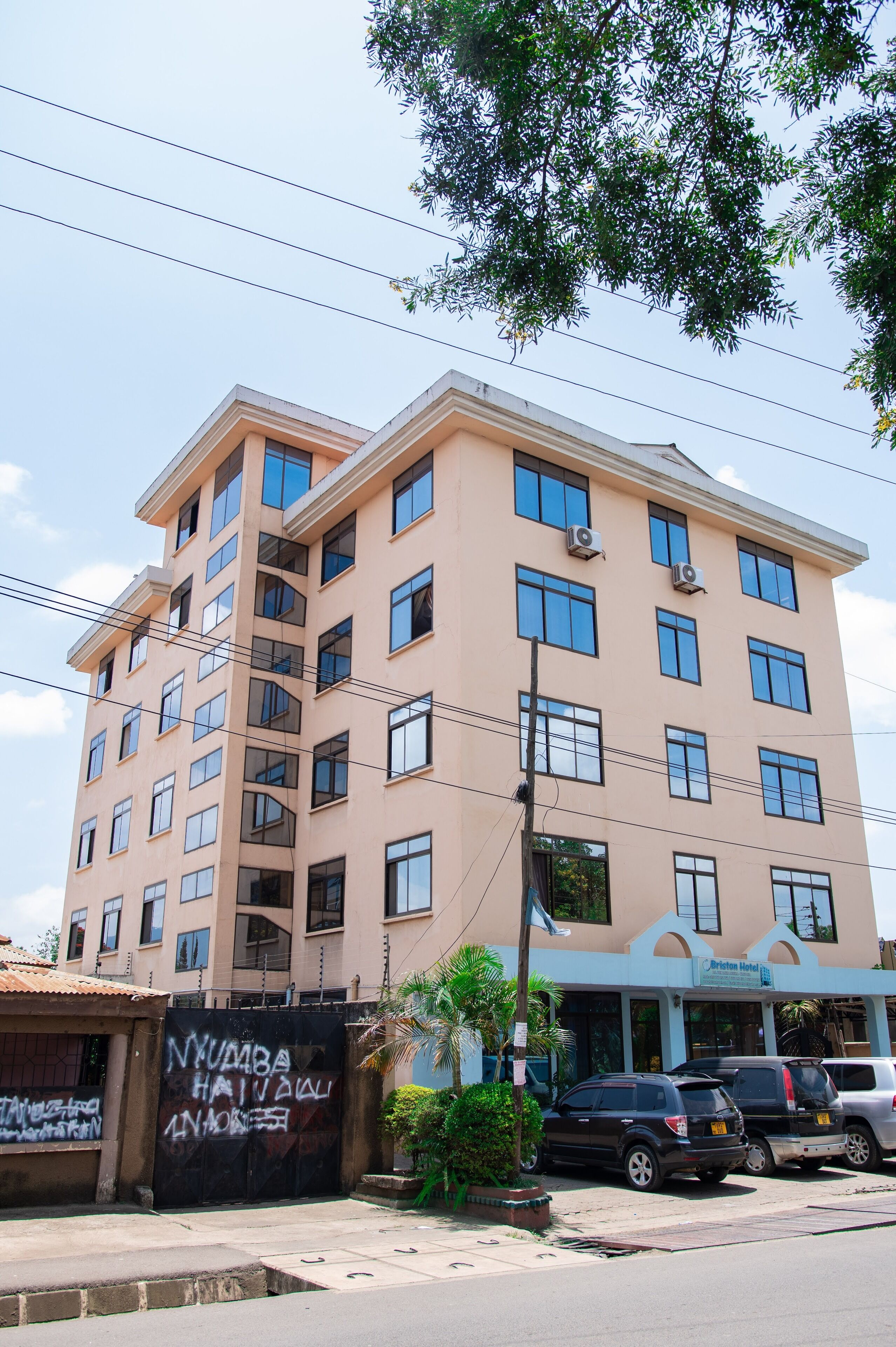 Façade de l’hébergement