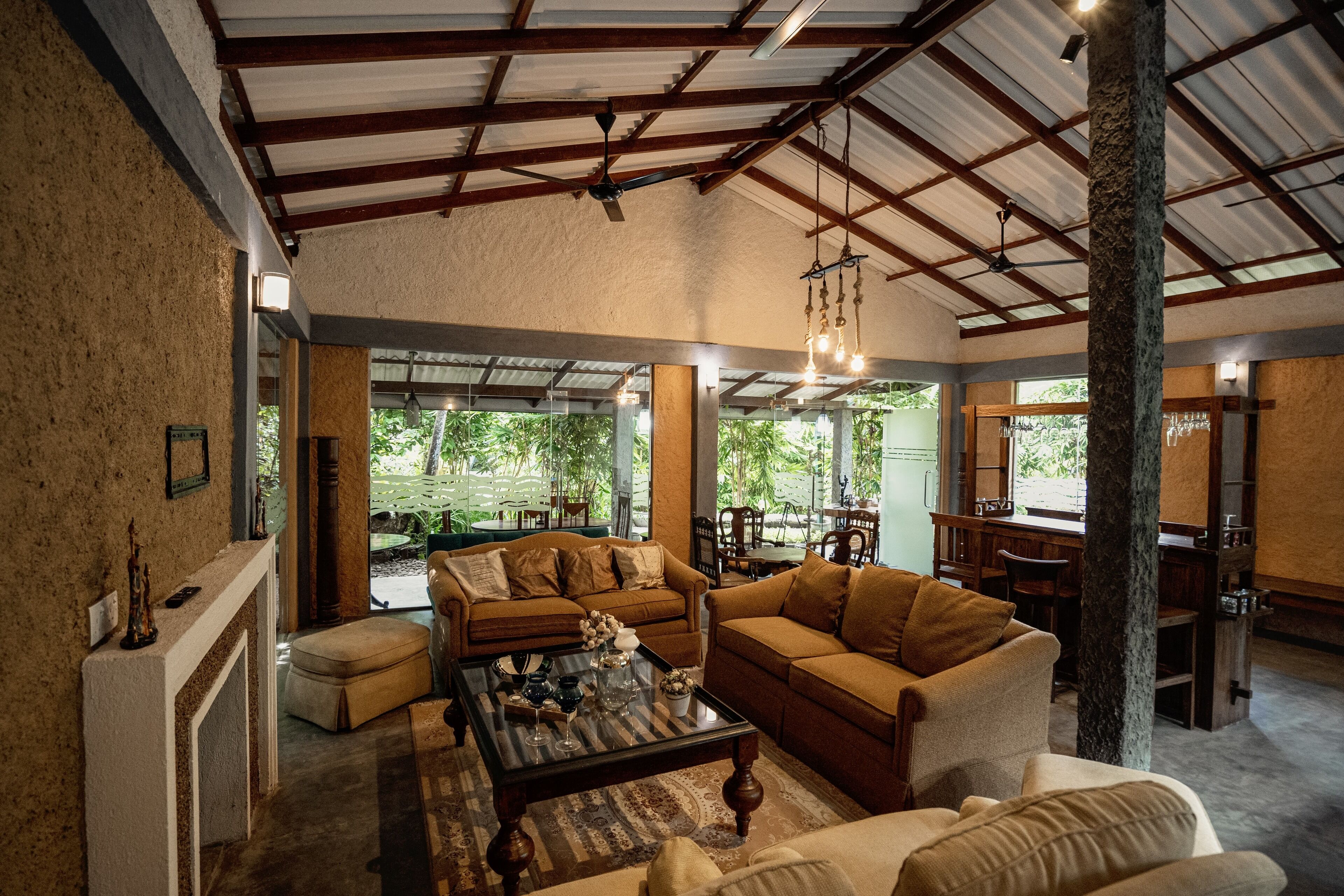 奢華別墅, 2 間臥室, 河景 | 起居區