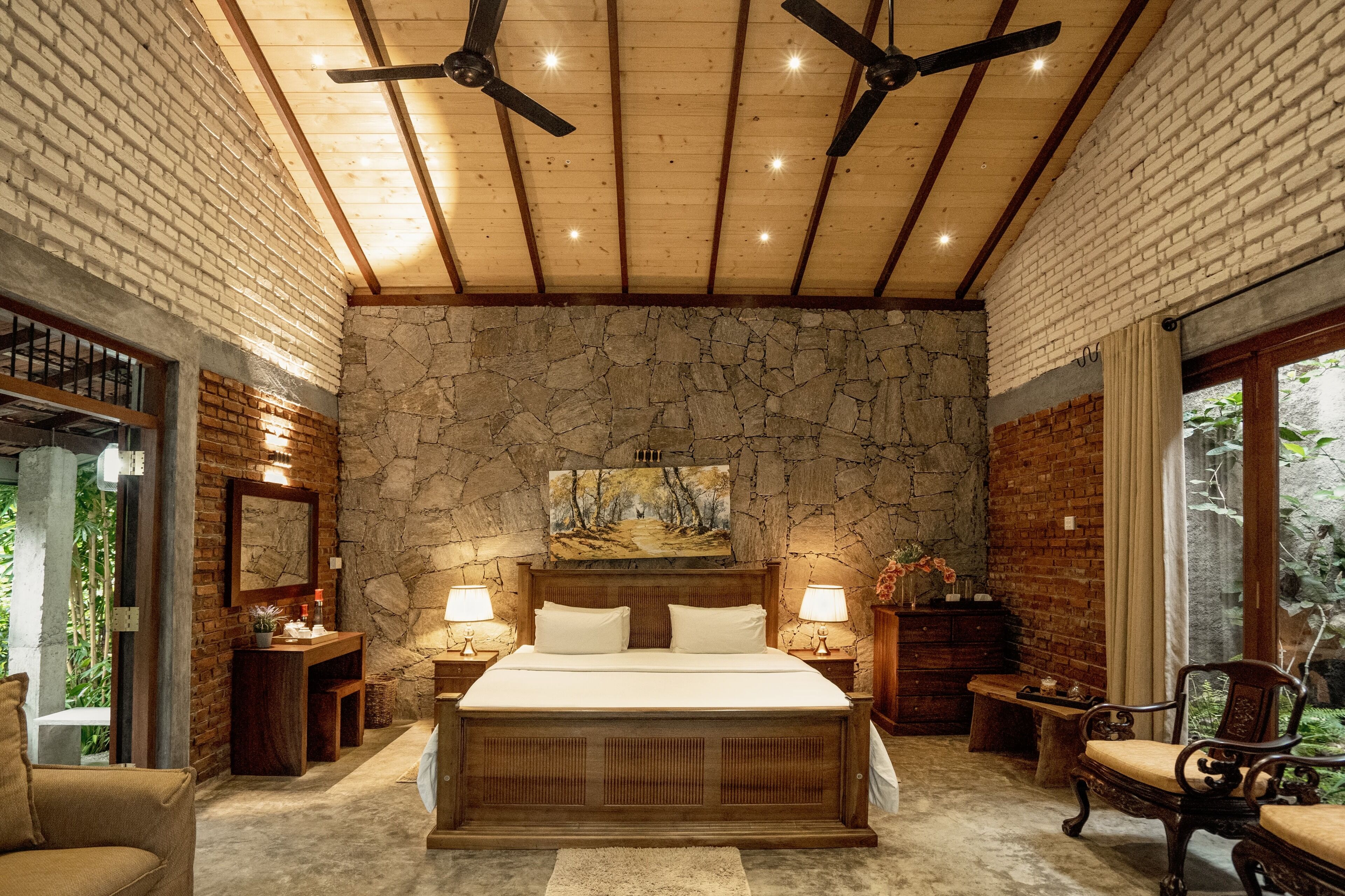 Luxe villa, 1 slaapkamer, uitzicht op rivier | Een bureau, gratis wifi, beddengoed