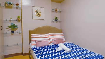 Premium bedding, free WiFi