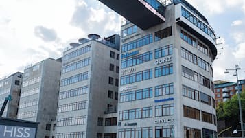 Overnatningsstedets facade