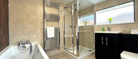 Shower, hair dryer