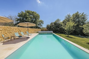 A heated pool - Puymilanne  (Cherveix-Cubas)