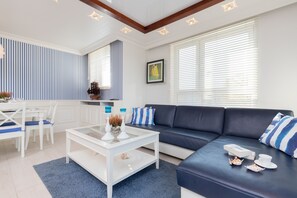 Apartment, 2 Bedrooms, Balcony, Sea Facing | Living room - Sailor Apartment by Renters Prestige (Wladyslawowo)