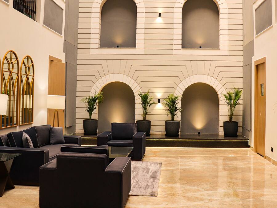 Sitzecke in der Lobby