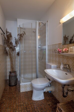 Shower, towels