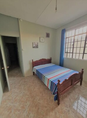 2 bedrooms, in-room safe, iron/ironing board, travel cot