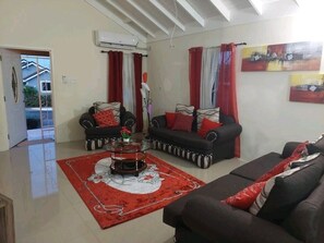 Living area - Royal Palm Luxury Villas five minutes from Ocho Rios Town centre. (St Ann)