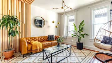 Smart TV, books, video library, offices