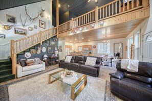 Smart-tv en een open haard