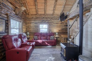 Smart-tv en een open haard