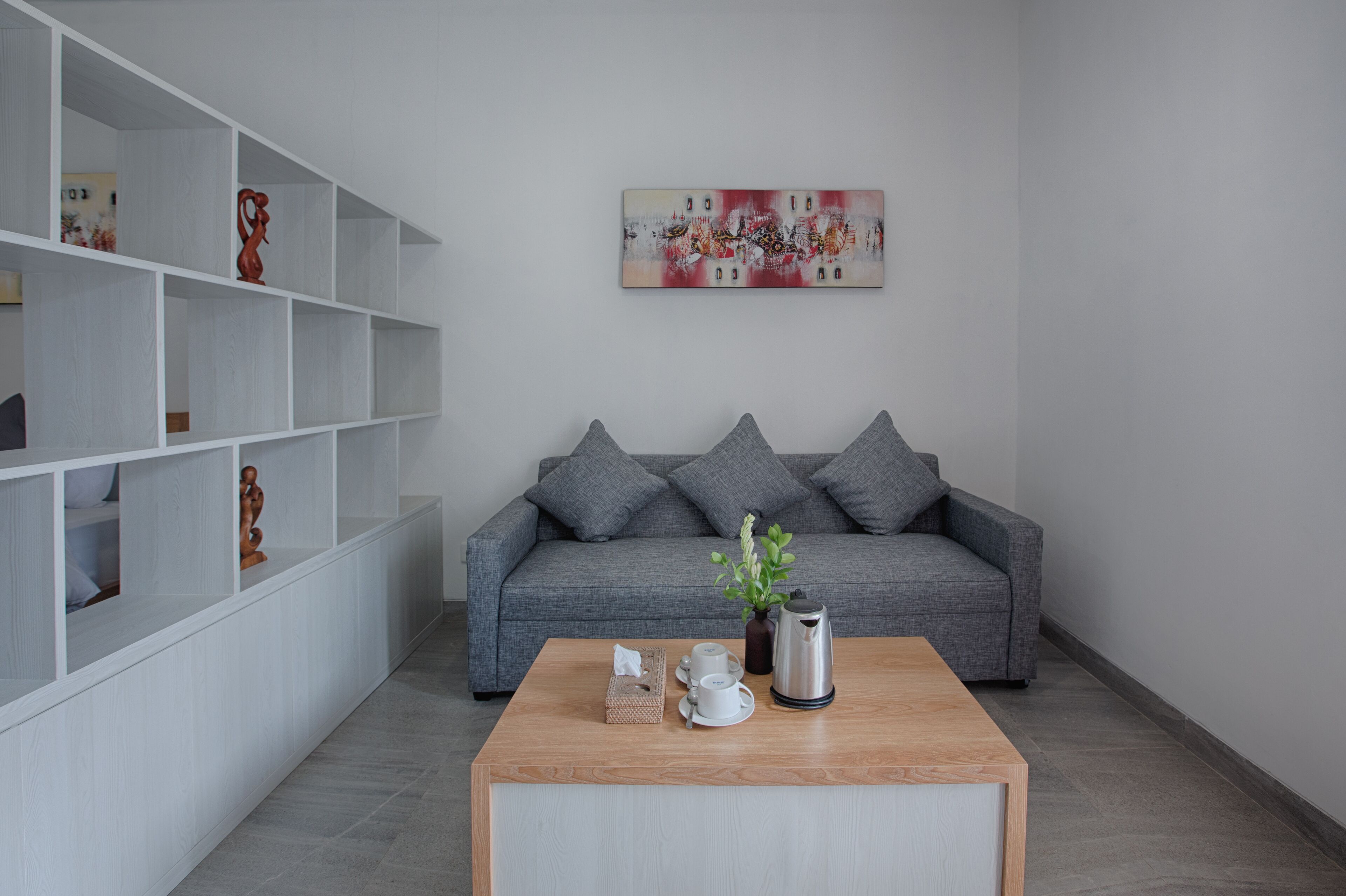 Chambre Deluxe, vue jardin (Deluxe Upper Floor) | Coin séjour