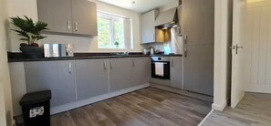 Apartment | Private kitchen | Fridge, microwave, oven, stovetop
