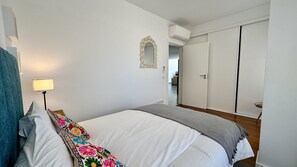 2 habitaciones, tabla de planchar con plancha y wifi 