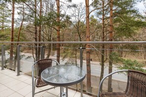 Leilighet, 1 soverom, balkong, ved stranden | Balkong