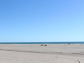 En la playa 
