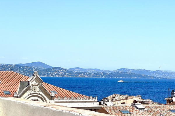 Blick von der Unterkunft