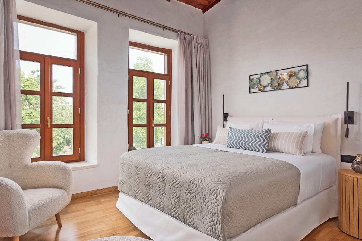 Deluxe suite | 1 slaapkamer, lakens van Egyptisch katoen, luxe beddengoed