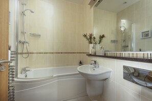 Shower, hair dryer