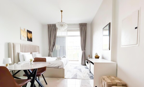 Apartment (0 Bedroom) | Front of property - Stunning Studio With Balcony in Arjan (Dubai)