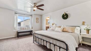 3 bedrooms, iron/ironing board, travel crib, WiFi