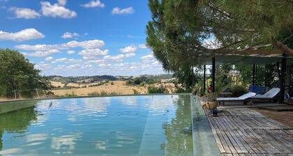Chalet de Campagne au Cœur des Côteaux de Gascogne