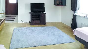 2 slaapkamers, een strijkplank/strijkijzer, wifi, beddengoed