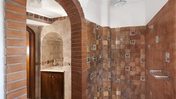 Apartment, Terrace, City View | Bathroom | Shower, free toiletries, hair dryer, bidet
