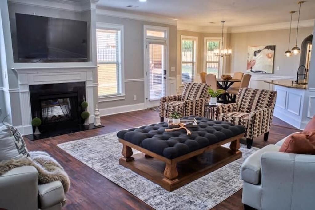 TV connectée, cheminée