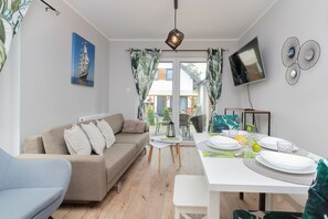 Apartment, 1 Bedroom, Terrace, Sea Facing | Living room - Coast Apartment With Terrace by Renters (Wladyslawowo)