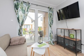 Apartment, 1 Bedroom, Terrace, Sea Facing | Living room - Coast Apartment With Terrace by Renters (Wladyslawowo)