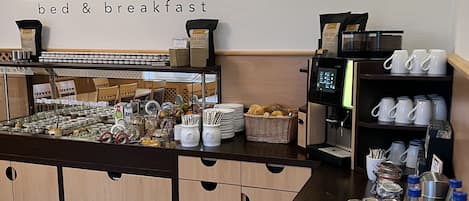 Daily buffet breakfast (EUR 12.80 per person)
