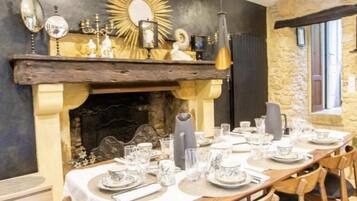 Fridge, microwave, espresso maker, electric kettle