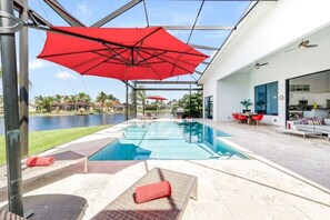 Una piscina climatizada