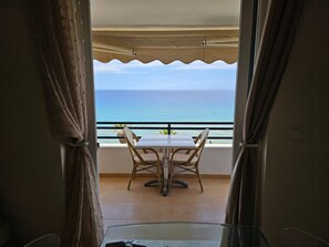 Apartment, 1 Bedroom, Smoking, Balcony | Dining - Corfu Glyfada Menigos Resort 86 (Corfu)