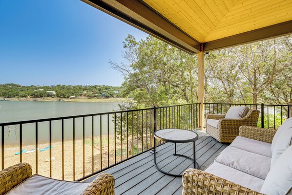 Interior - Chic Burnet Home on Lake Buchanan w/ 2 Fireplaces! (Burnet)