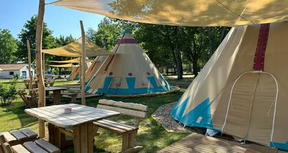 Tipi Ottawa am Kiebitzer See