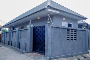 Fassade der Unterkunft