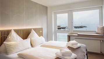 Komfort Doppelzimmer mit Meerblick | Cofres nos quartos, individualmente decorados