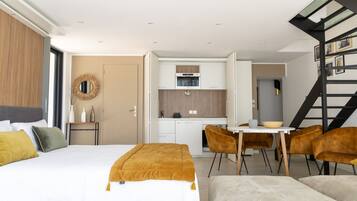 Loft Panoramique | Cuisine privée | Machine à expresso, bouilloire électrique