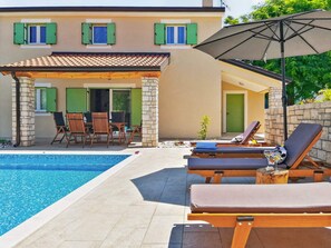 Outdoor pool - Villa Stella - Privater Pool, 3 Schlafzimmer, 2 Badezimmer, Terrasse (Umag)