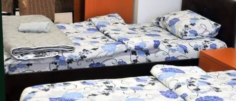 1 quarto, roupa de cama