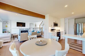 Interior - Tranquil lakeside retreat with beach access, pool, firepit, & lovely patio views (Gilford)