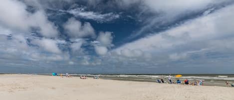 On the beach