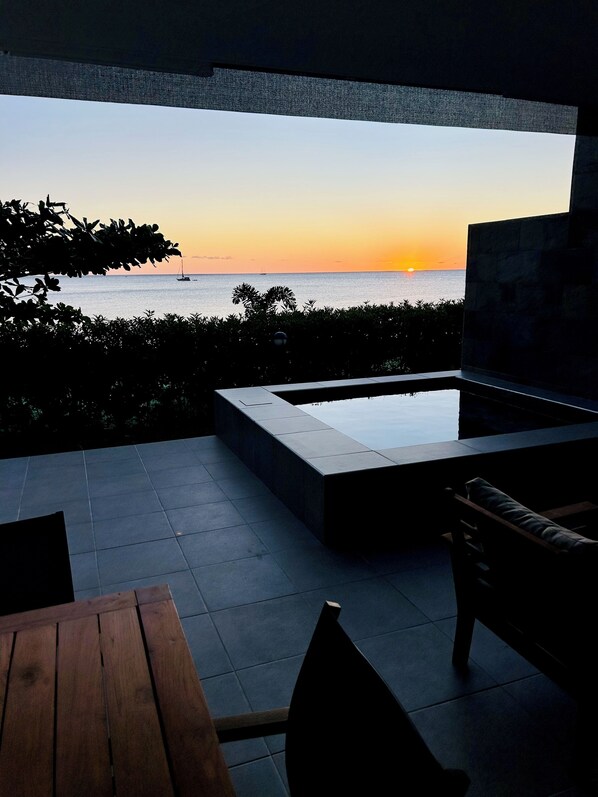 Terrace/patio - La Plage Martinique - 2BR Sea View and Plunge Pool (Schoelcher)