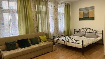 1 makuuhuone, silitysrauta/-lauta, Wi-Fi, vuodevaatteet