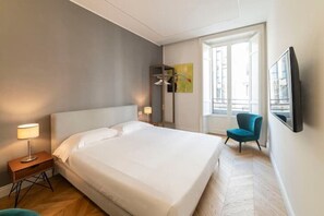 1 غرفة نوم وواي فاي وملاءات أسرّة