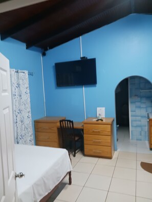 Memory foam beds, in-room safe, individually furnished, desk - Finch Apartment (St. George's)